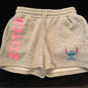 SALE SALE SALE! Disney Gray and Pink Stitch Shorts. Small